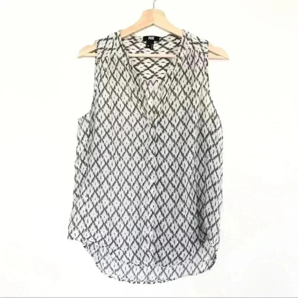 Paige Bonnie Sleeveless Cotton Blouse - Picture 3 of 9